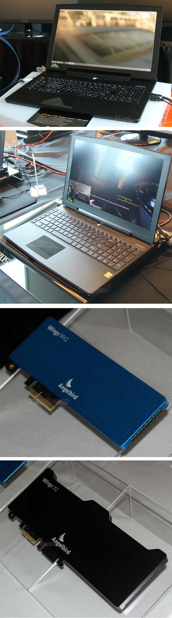 Ноутбуки Aorus X7 Pro-Sync и X5, а также SSD Angelbird Wings MX2 и Wings X2