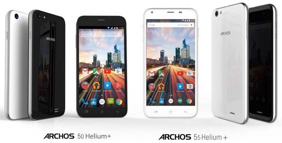 Умные устройства 50 Helium+ и 55 Helium+ от Archos
