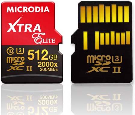 Карта памяти Microdia 512ГБ Xtra Elite microSDXC