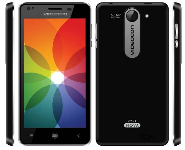 На фото смартфон Videocon Infinium Z51 Nova