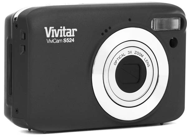На фото можно увидеть цифровую камеру Vivitar ViviCam S524