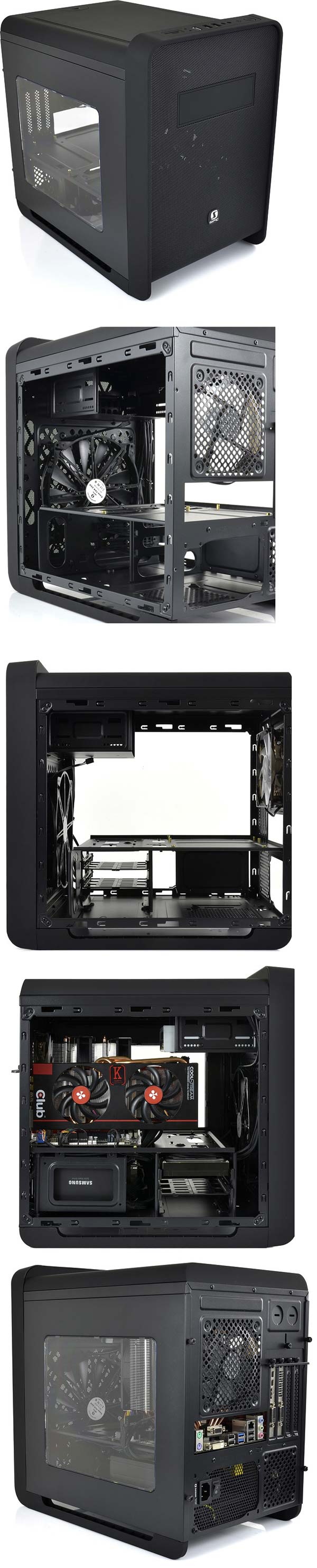 На фото показан корпус SilentiumPC Alea M50 Pure Black