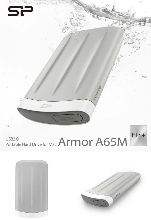 Silicon Power демонстрирует портативный накопитель Armor A65M