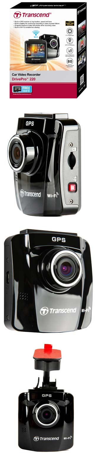 На фото показано устройство DrivePro 220 от Transcend