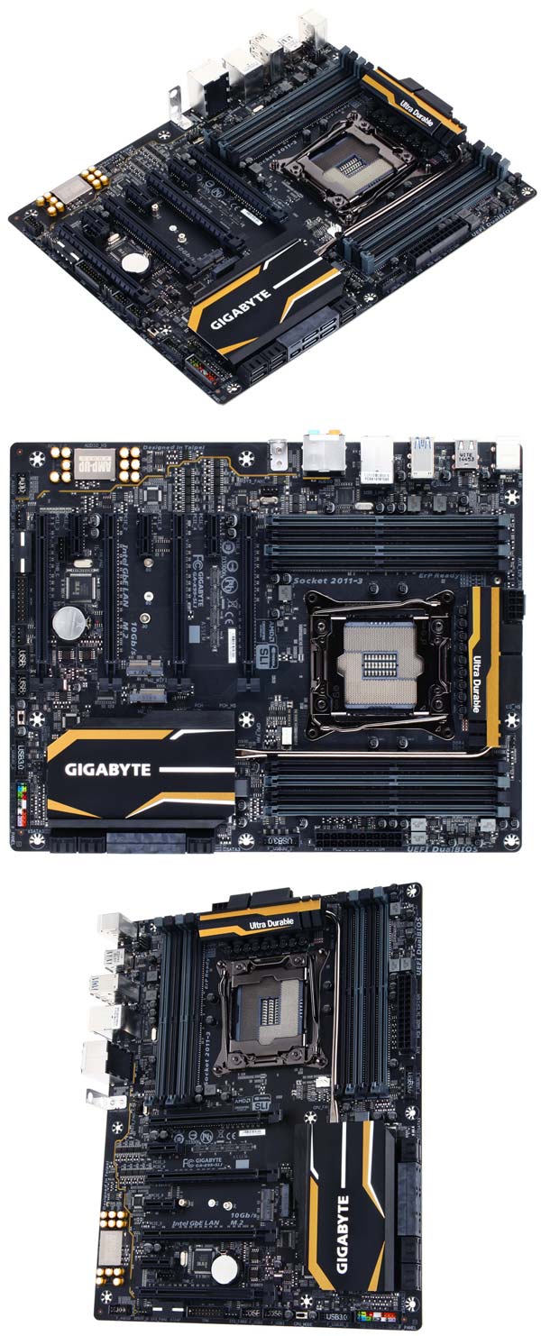 На фото материнская плата Gigabyte X99-SLI