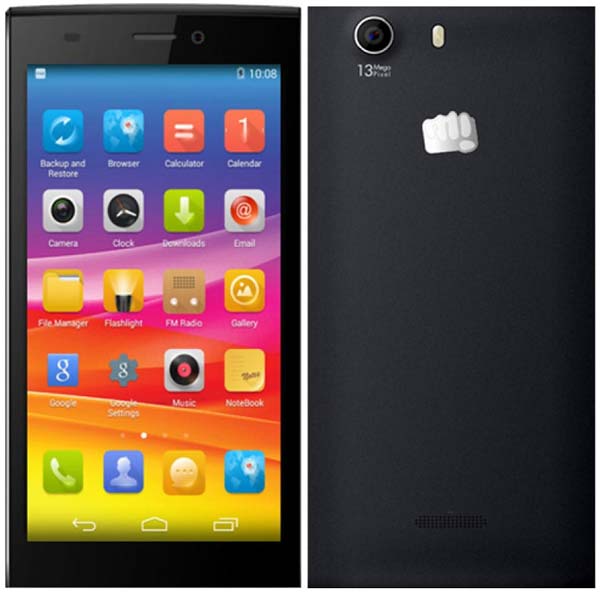 На фото смартфон Micromax Canvas Nitro 2 E311 На фото смартфон Micromax Canvas Nitro 2 E311