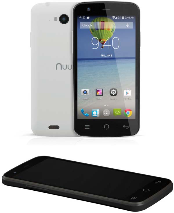 На фото показано устройство NUU Mobile X3