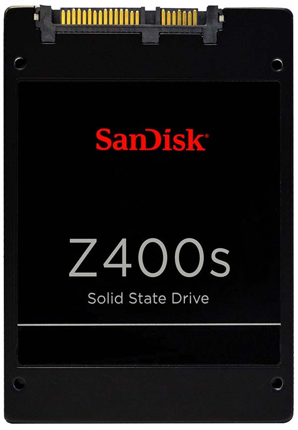 На фото твердотельный накопитель SanDisk Z400s
