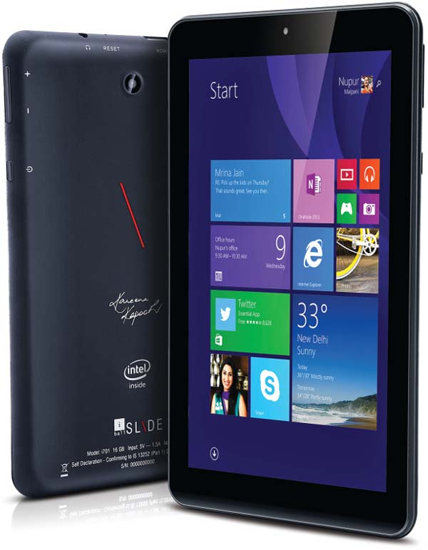 Довольно бюджетный планшет iBall Slide i701