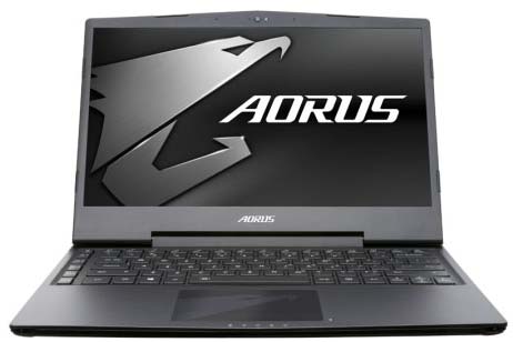 На фото игровой лэптоп Gigabyte Aorus Plus X3 v5