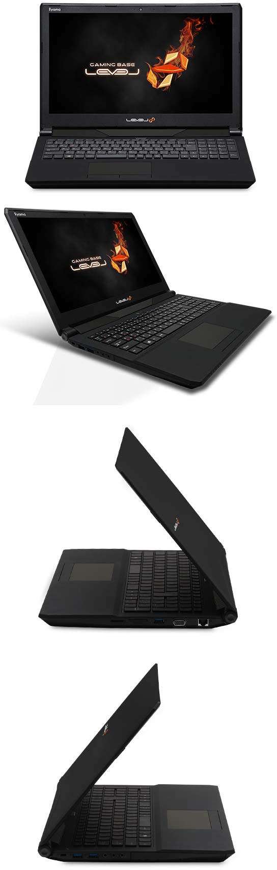 На фото показан игровой ноутбук Iiyama Lev-15FR079-i7-RS