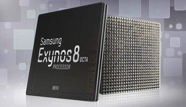 На фото восьмиядерная SoC Samsung Exynos 8 Octa