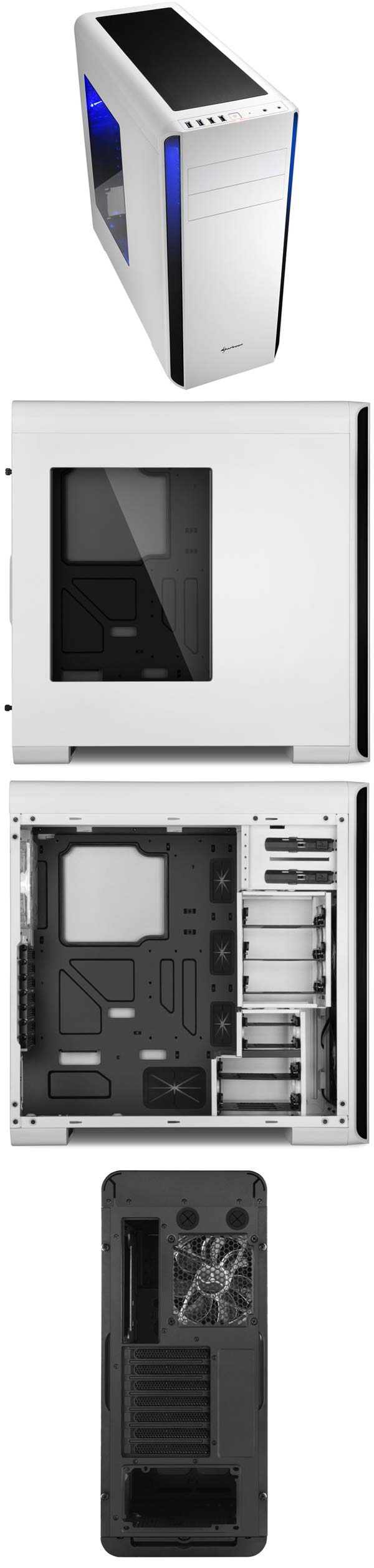 На фото показан корпус Sharkoon BW9000