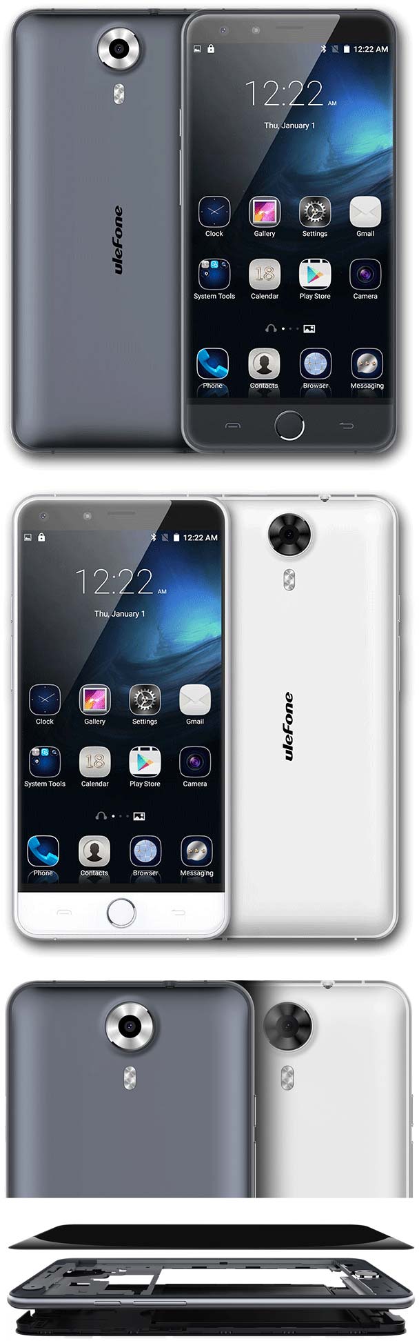 Официальные фото Ulefone Be Touch 3