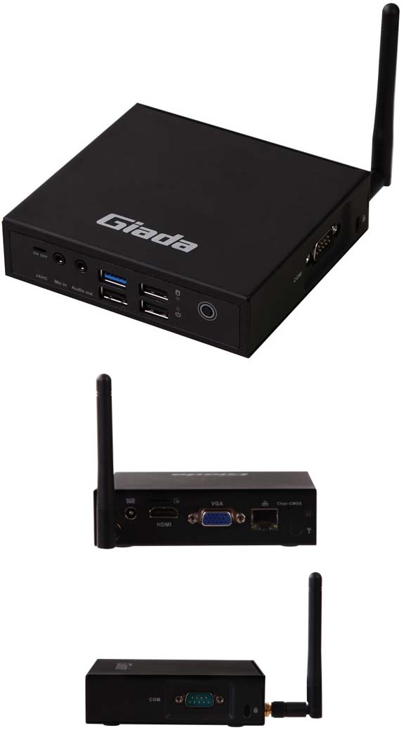 На фото можно увидеть мини-ПК Giada F210