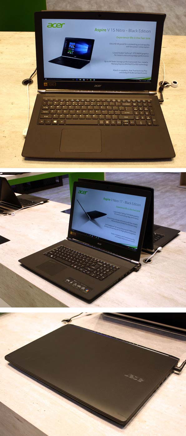 Ноутбуки V15 Nitro и V17 Nitro от Acer