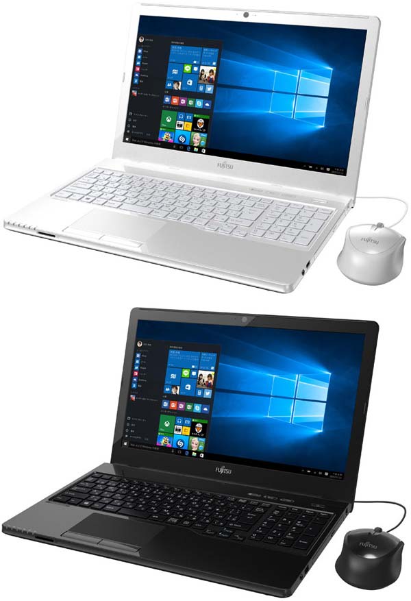 На фото ноутбуки Fujitsu LIFEBOOK AH45/W и LIFEBOOK AH42/W