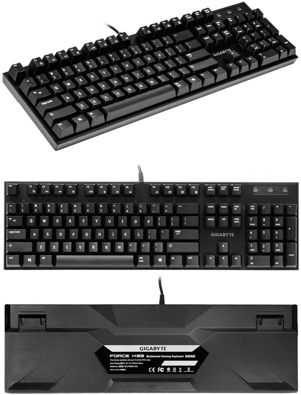 На фото клавиатура Gigabyte FORCE K83