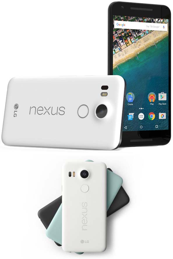 На фото аппарат Google Nexus 5X