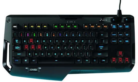 На фото показана клавиатура Logitech G410 Atlas Spectrum