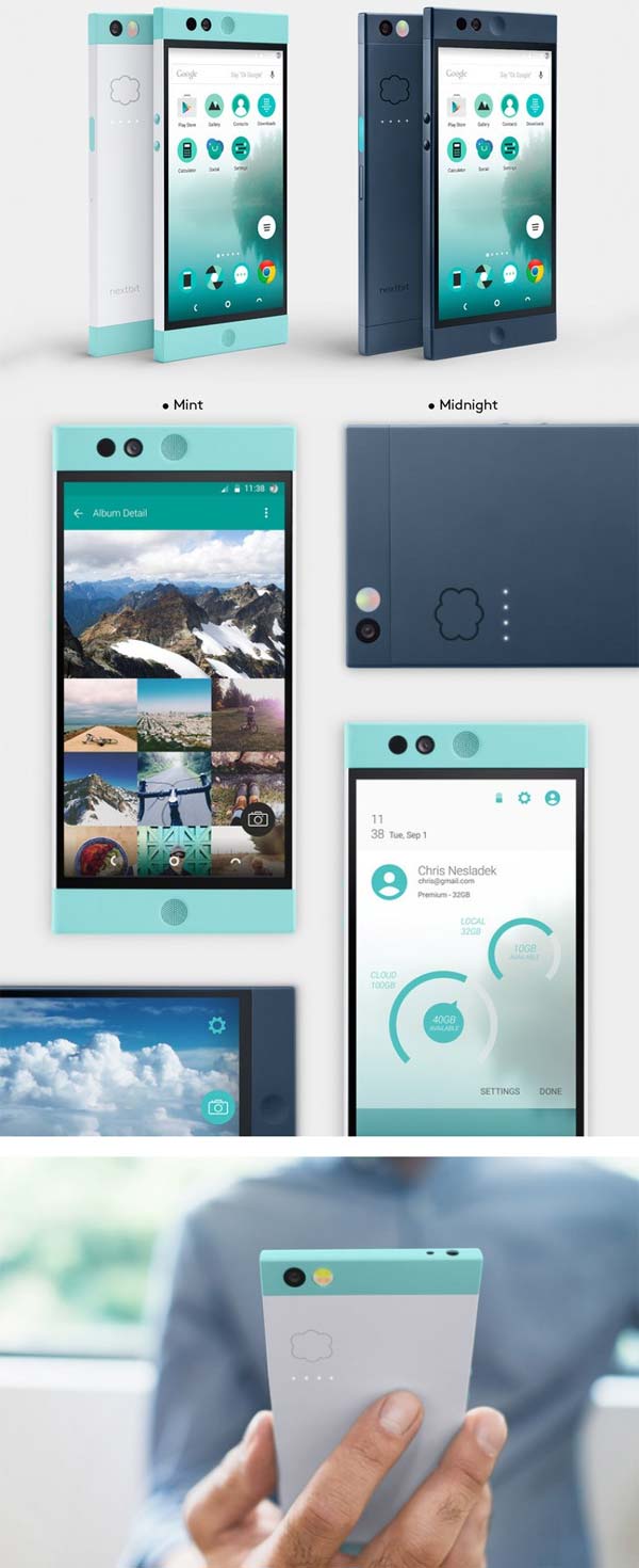 На фото устройство Nextbit Robin