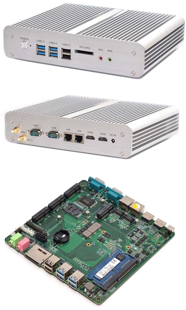 На фото устройство Qotom T5010U На фото устройство Qotom T5010U