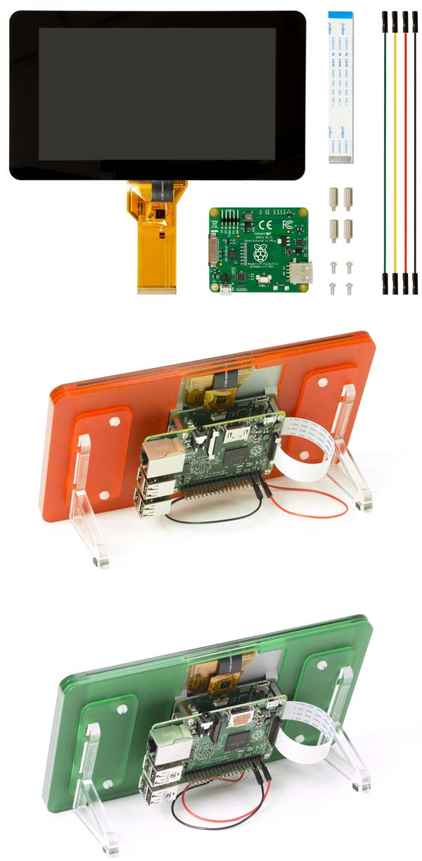 На фото тачскрин для Raspberry Pi На фото тачскрин для Raspberry Pi