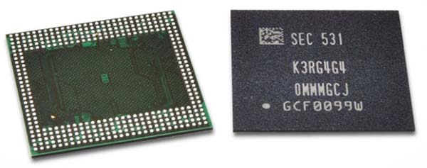 Чипы памяти LPDDR4 от Samsung
