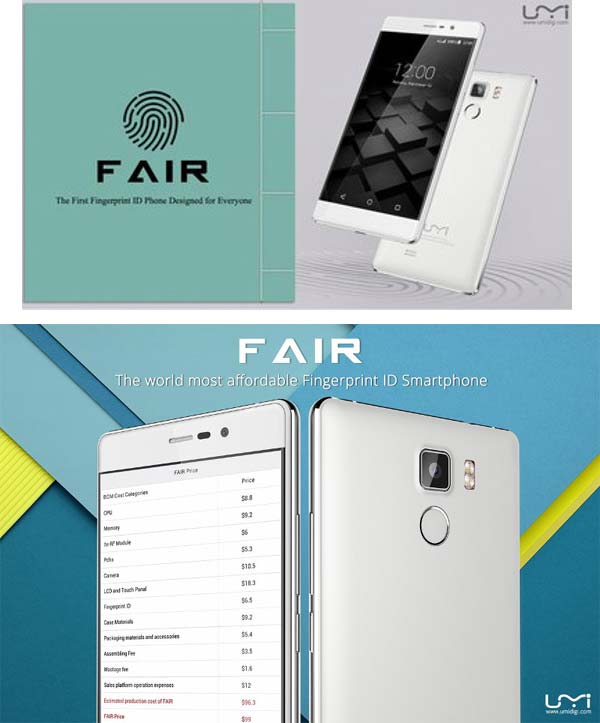 Смартфон UMi Fair