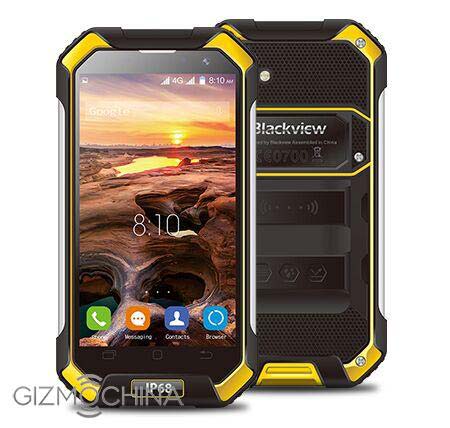 На фото смартфон Blackview BV6000