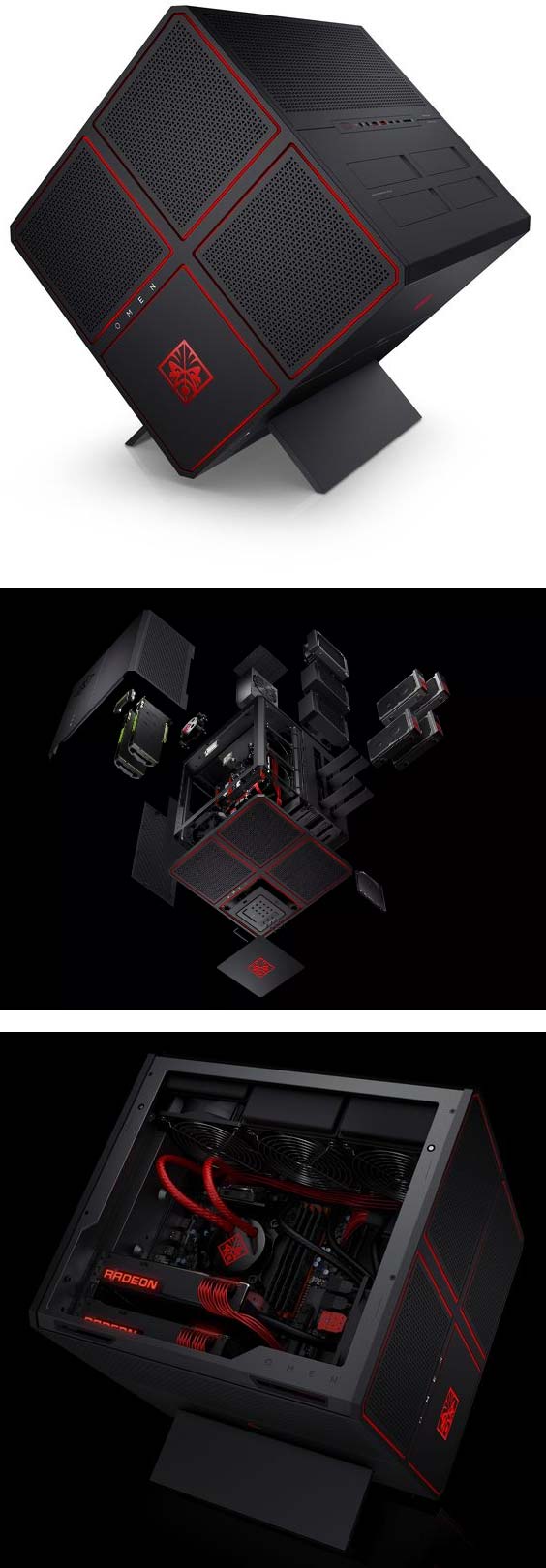 На фото показан куб.. простите - мини-ПК HP Omen X