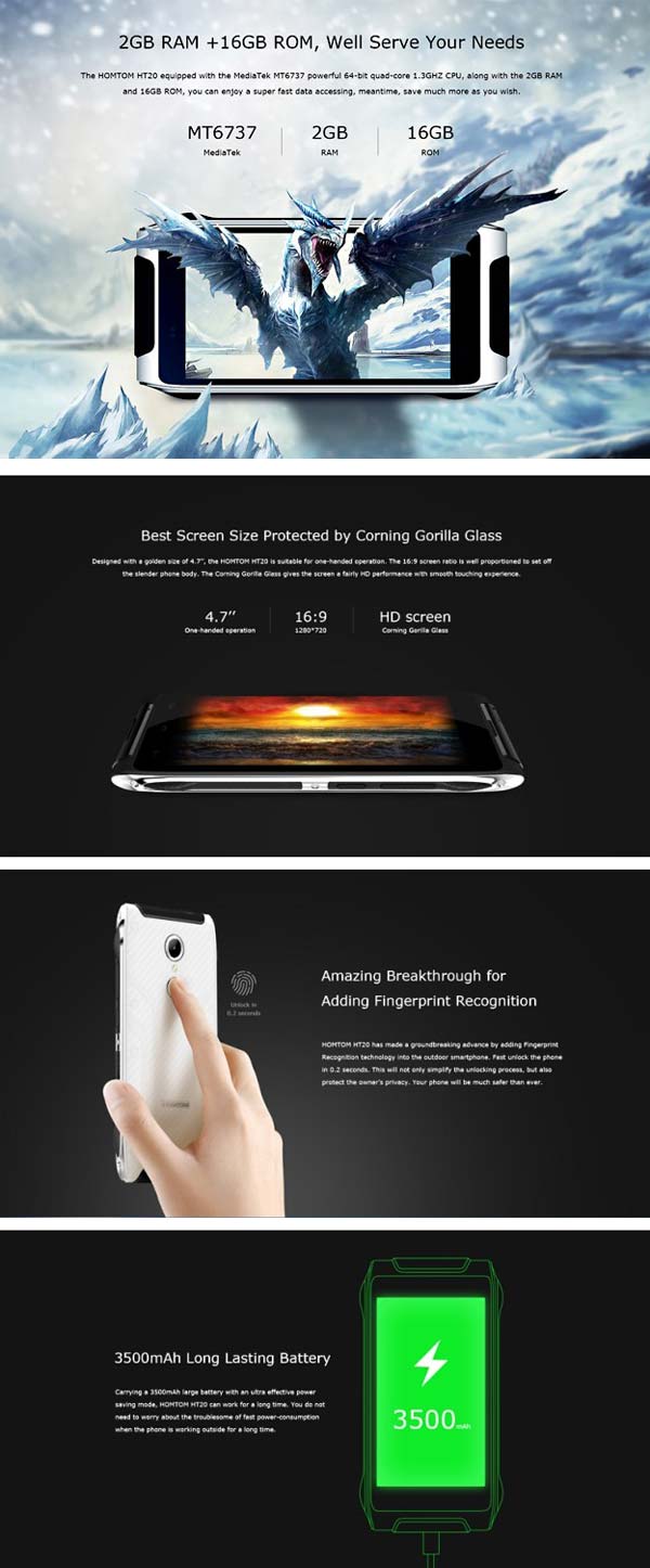 Данные о Homtom HT20