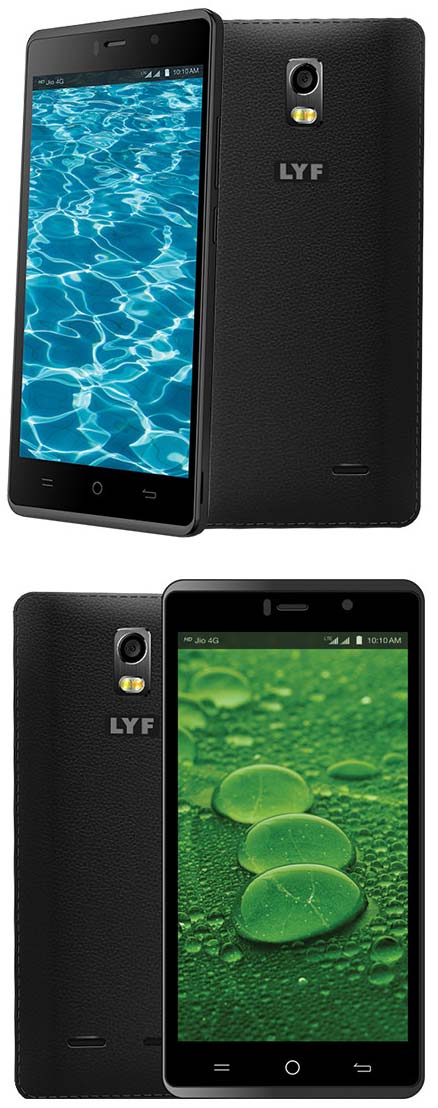 Нам показывают смартфон LYF Water 10