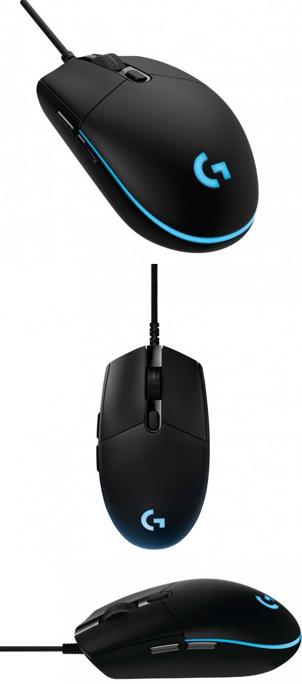 На фото показана мышка Logitech G Pro Gaming Mouse