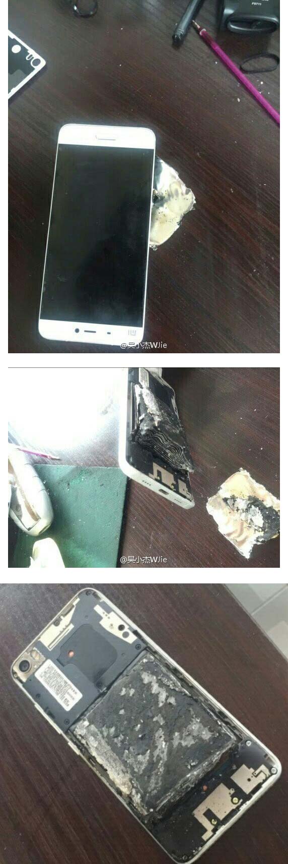Взорвался Xiaomi Mi 5
