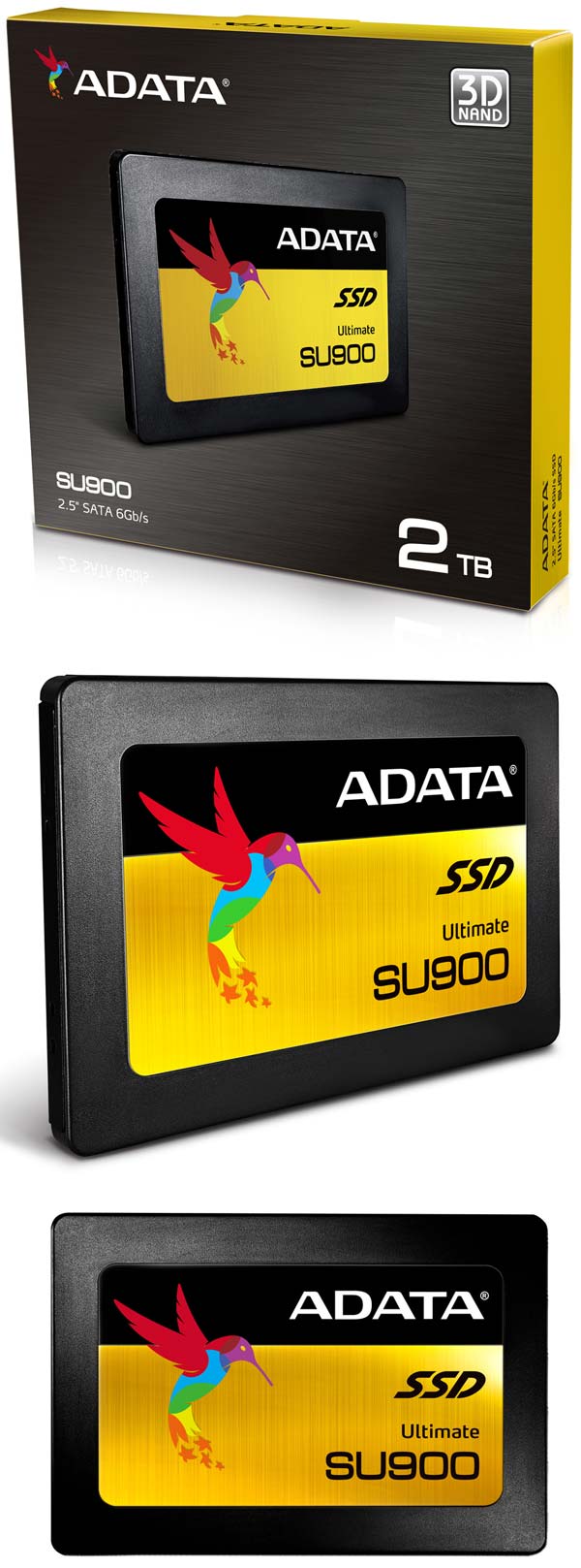 На фото SSD серии Ultimate SU900 от ADATA