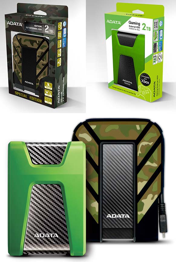 Новинки от ADATA - HD650X и HD710M