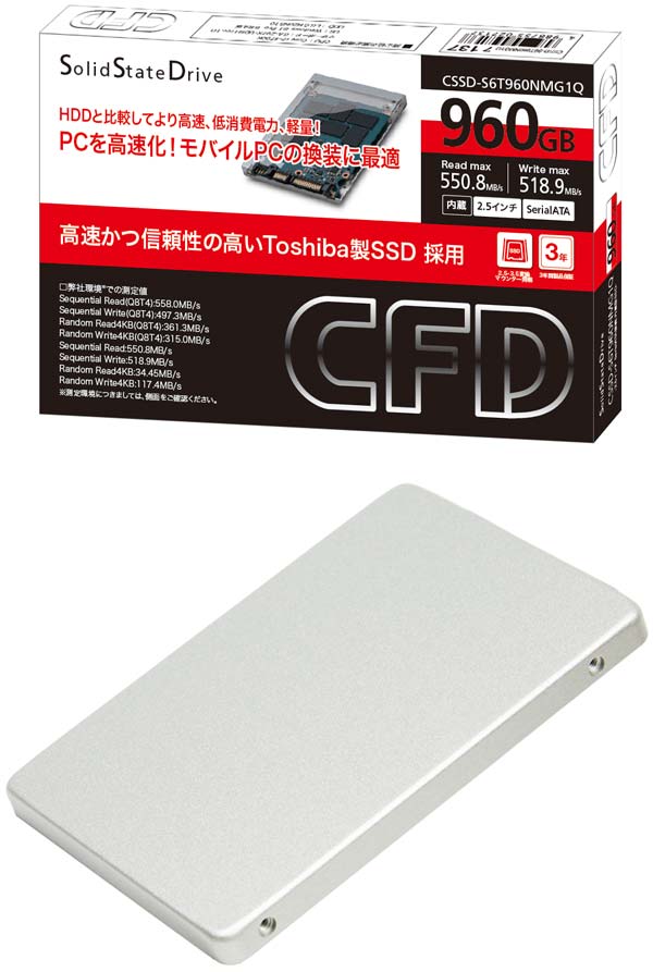 960ГБ вариант SSD CFD CSSD-S6TNMG1Q