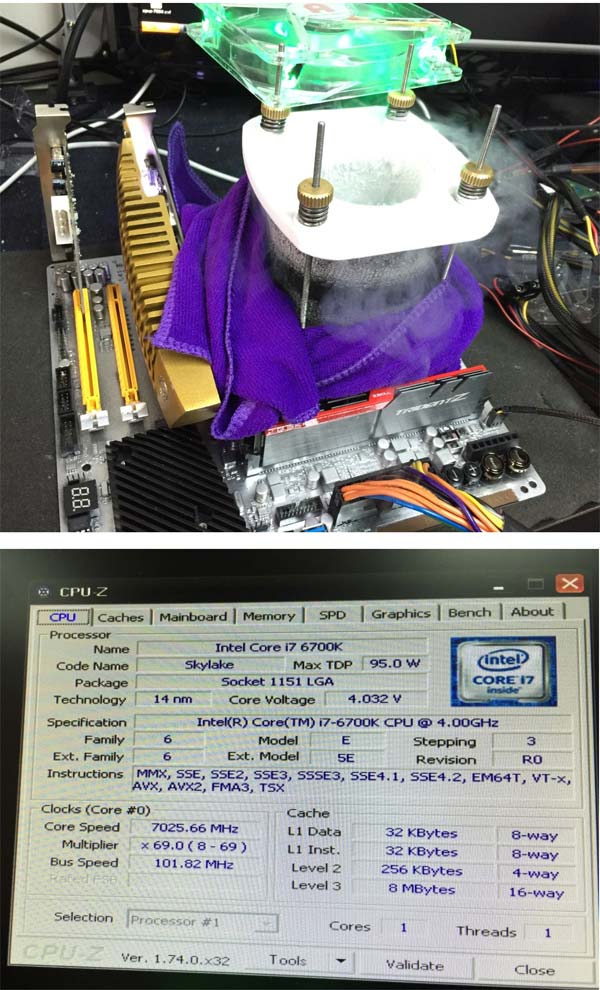 Разгон Intel Core i7-6700K от Chi-Kui Lam