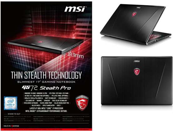 MSI GS72 Stealth Pro (6QU и 6QD)