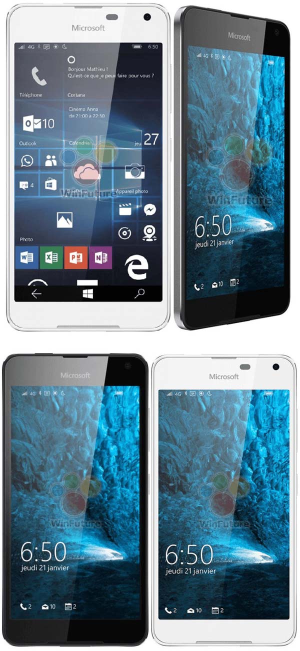 На фото можно найти смартфон Microsoft Lumia 650