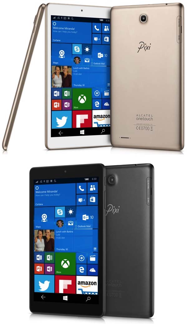 На фото планшет Alcatel OneTouch Pixi 3 8