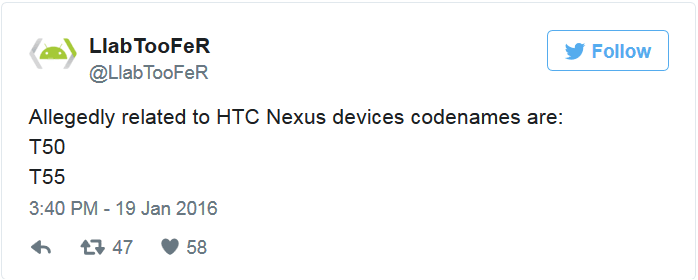 На фото показан аппарат HTC Nexus T50 и T55
