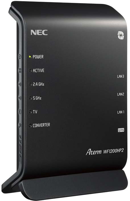 На фото устройство Aterm WF1200HP2 от NEC