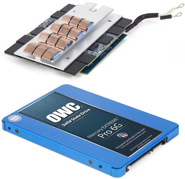 OWC Aura SSD for Mac Pro Upgrade Kit и Mercury Extreme Pro 6G