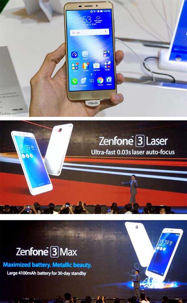 Аппараты Zenfone 3 Max и Zenfone 3 Laser от ASUS