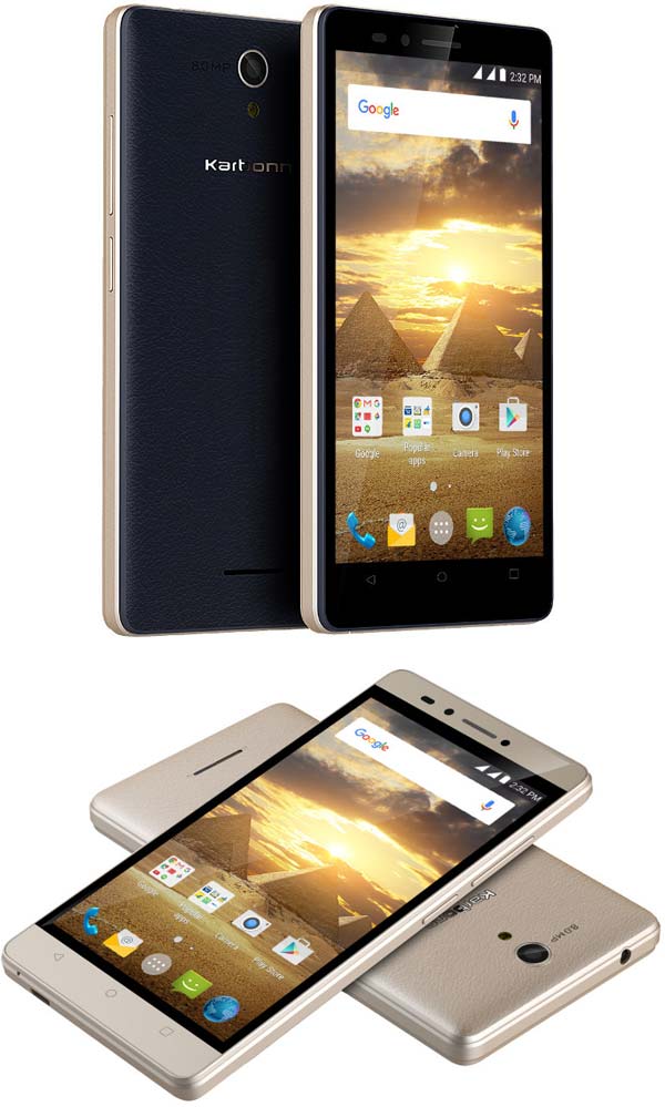 На фото можно увидеть умный телефон Karbonn Aura Power