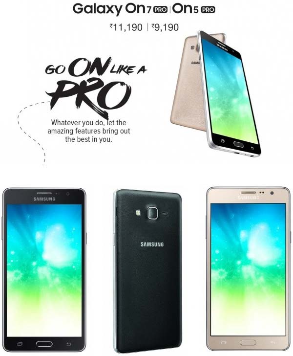 На фото Samsung Galaxy On5 Pro и On7 Pro
