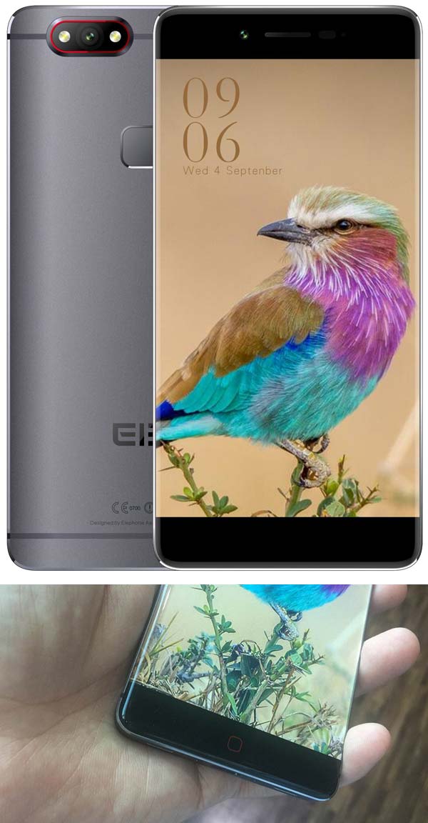 На фото можно увидеть аппарат Elephone P20