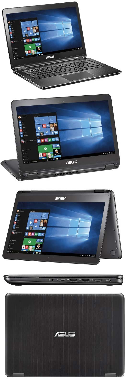 На фото можно увидеть ноутбук ASUS Q303UA-BSI5T21